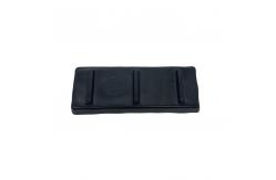 China 7.1'' Black Divided Melamine Soy Sauce Dish 3 Compartment Galaxy Pattern supplier
