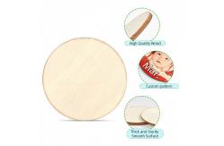 China Round Graffiti Wooden Craft Custom Sublimation Wooden Coaster supplier
