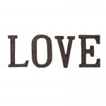 0.8mm - 5mm Thick Corten Steel Sculpture Love Outdoor Sculpture Statue Rustproof for sale