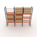 Orange And Blue  Metal Industrial Storage Rack Capacity 800KG-2000KG / Pallet for sale