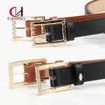 Cowhide Leather Waist Belt Ornament Zinc Alloy Multi Color Casual Suit Wind Decoration for sale