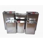 Empty 1 Gallon Square Engine Oil Cans 4L Lubricating Rectangular Coating Paint Jar For Auto Car Motor Tin Cans for sale