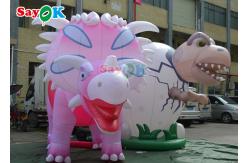 China 4m Inflatable Giant Dinosaur For Festive Decoration Wind Resistance supplier