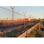 4.5mm After Coated Pvc Galvanized Diamond Chain Link Fence For Factory Game for sale
