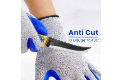 China Abrasion Resistant Cut Resistant Safety Gloves Customized Crinkle Latex Coating Gloves supplier