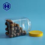 1200ml Rectangular Leak Proof Plastic Jar For Cashew Nuts Diameter 87mm