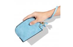 China Recyclable Half Moon Shape Makeup Travel Bag With Tassel supplier