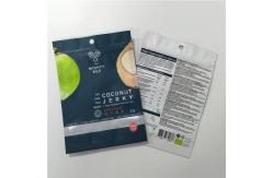 China Smell Proof Snack Bag Packaging Cookie Dough Puff Pouches With Front Foggy Windows supplier