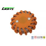 Magnetic Rechargeable LED Flashing Police Warning Lights With Li - Ion Battery