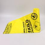 Custom Printing Plastic Biohazard Infectious Waste Bag In Roll