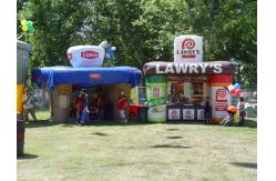 China Lawrys Inflatable Booth Advertising Inflatables , Trade Show Booth supplier