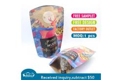 China CMYK Printed 70g Kraft Paper Laminated Bags Zipper Top Resealable Stand Up Pouches supplier