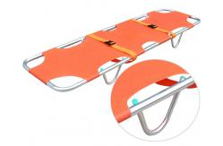 China No Folding 1.9M 58CM Aluminium Scoop Collapsible Stretcher Military Trolley supplier
