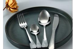 China anti rust Silver Plated Stainless Steel Cutlery Set 72pcs supplier