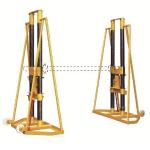 10 Ton Extension Cable Pulling Stand , Adjustable Hydraulic Cable Jack Stands for sale