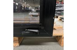 China Almond Vinyl Casement Windows Custom Sizes America Crank Low-Maintenance Secure supplier