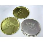 73 mm 300# Silver Aluminum Tinplate Can Bottom 0.23 mm Thickness for sale