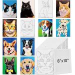 3mm Thickness Pre Drawn Outline Sketched Canvas For Kid Beginners Student Adults for sale