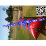 Kids Inflatable Water Blob With Outdoor Pool , Funny  Inflatable Water Games