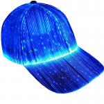 Fiber Optic LED Light Up Baseball Hats Unisex One Size Fits All for sale