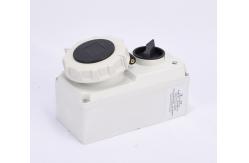 China IP67 16A 3P IEC Industrial Power Socket With Mechanical Interlock supplier