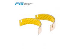 China Steel Back Sintered Bronze POM Bushing Composite Plain Split Bearing Shell supplier