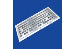 China 86 Keys Stainless Steel Panel Mount Keyboard With 12 Function Keys supplier
