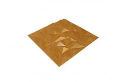China Fire Prevention Waterproof Decorative 3D Wall Panels 19.7x19.7inch supplier