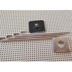 Square Phosphating Self Locking Washer Clip J Hooks For Solar Panel Mesh Fixing for sale