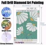 Custom Flower Diamond Painting Kits Funny DIY Crafts For Kids And Adults for sale