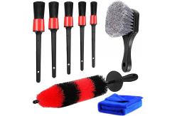 China PP Car Cleaning Brush Kit Include 5 Car Detailing Brushes supplier