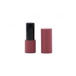 Magnet Connected Lip Balm Tubes Soft Touch Color Spraying Aluminum Lipstick Container for sale