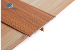China 6063 Aluminum T Profiles Extrusion T5 Temper Polished Multiapplication Transition Trim Wood Grain supplier