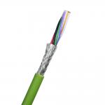 Rubber Jacket Coil Silicone Spiral Coiled Power Spring Robot Cable for Smooth Coiling for sale