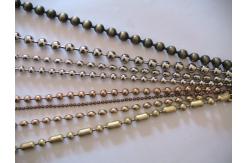 China Hanging Ball Chain Beaded Wire Mesh Curtain Shimmer Metal Area Separators supplier