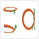LC APC G652D PVC FTTH 1m Fiber Optic Patch Cord for sale
