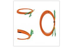 China LC APC G652D PVC FTTH 1m Fiber Optic Patch Cord supplier