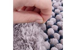 China Polyester Shaggy Microfiber Chenille Bath Mat Customizable Fast Drying supplier
