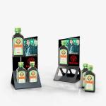 Specialty Store Acrylic Display Stand Beer Bottle Rack Supermarket For Promotion for sale