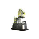 ZOOMLION Aurora Green 1/20 Scale Collectible Construction Hoist Diecast Alloy Model for sale