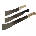 11in Wooden Handle Machete Cane Farming Cutting Tools 1.6mm 50MN for sale