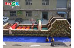 China EN14960 PVC Bouncer Inflable Obstacle Course Puncture Proof supplier