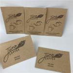 Three Side Sealed Mylar Kraft Paper Bag Custom Printing Biodegradable Paper Pouch