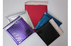 China Tamper Proof Bubble Courier Bags , Aluminum Foil Custom Bubble Envelopes 6X10 #0 supplier
