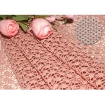 47 Inches Guipure French Venise Lace Fabric / Embroidered Dress Fabric By Azo Free for sale