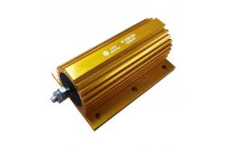 China 250W Gold Aluminum Clad Resistor Wire Wound High Power Led Load supplier