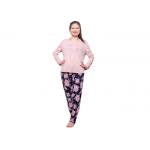 Fancy Womens Summer Nightwear Ladies Viscose Light Knit Long Pajama Sets