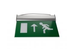 China Running Man Graphics Exit Sign With Emergency Lights , 3 Hours Operation supplier