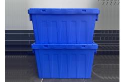 China Customization Hinging Plastic Attached Lid Containers 560*380*330mm supplier