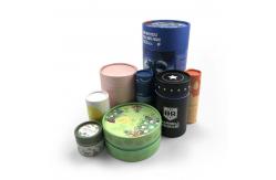 China Printed Paper Tube Food Packaging With Matt Lamination Customizable Design supplier